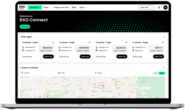 RXO-Connect-Shipper-Screen