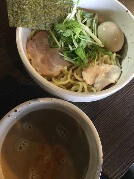 「つけ麺800円＋味玉」@麺や雫の写真