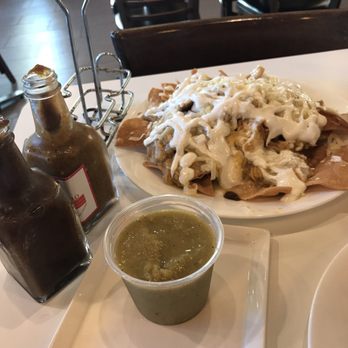 Chilaquiles con salsa verde