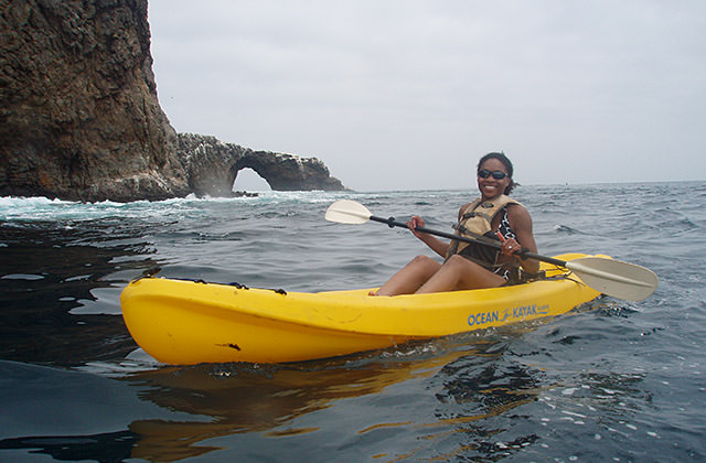 kayaker on the water