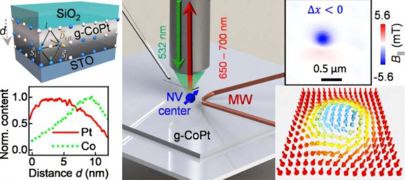 Researchers image magnetic skyrmions at room temperature for the first time