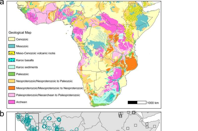 Strontium isotope map of Sub-Saharan Africa is a powerful tool for archaeology, forensics, and wildlife conservation