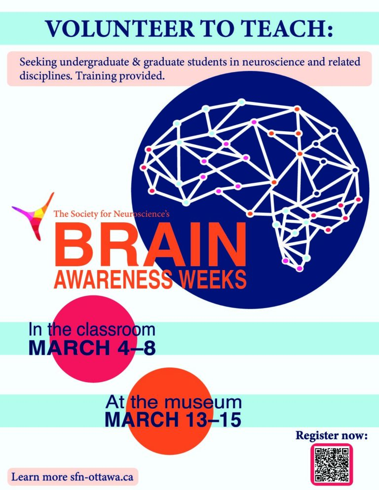 Volunteers! Our annual Brain Awareness event needs you!