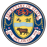 Delaware Departmment of the Secretary of State seal logo