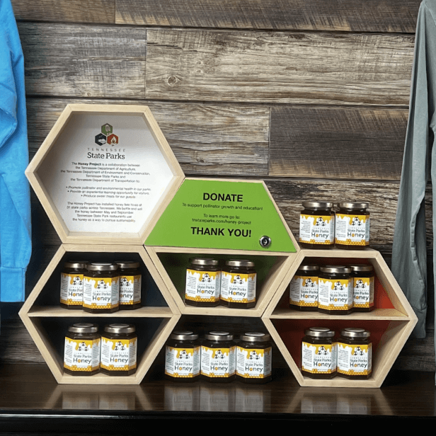 Tennessee State Park “Honey Project,” which places beehives in state parks