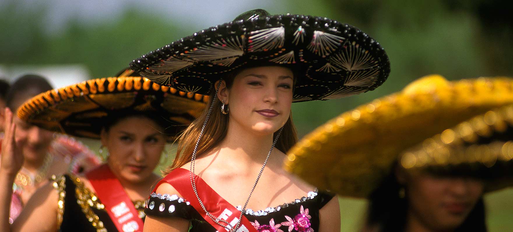 Women in Costume at Goliad