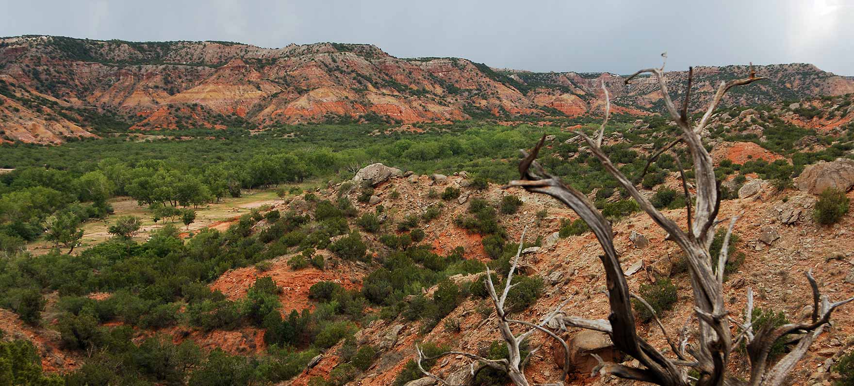 area view Palo Duro Canyon State Park