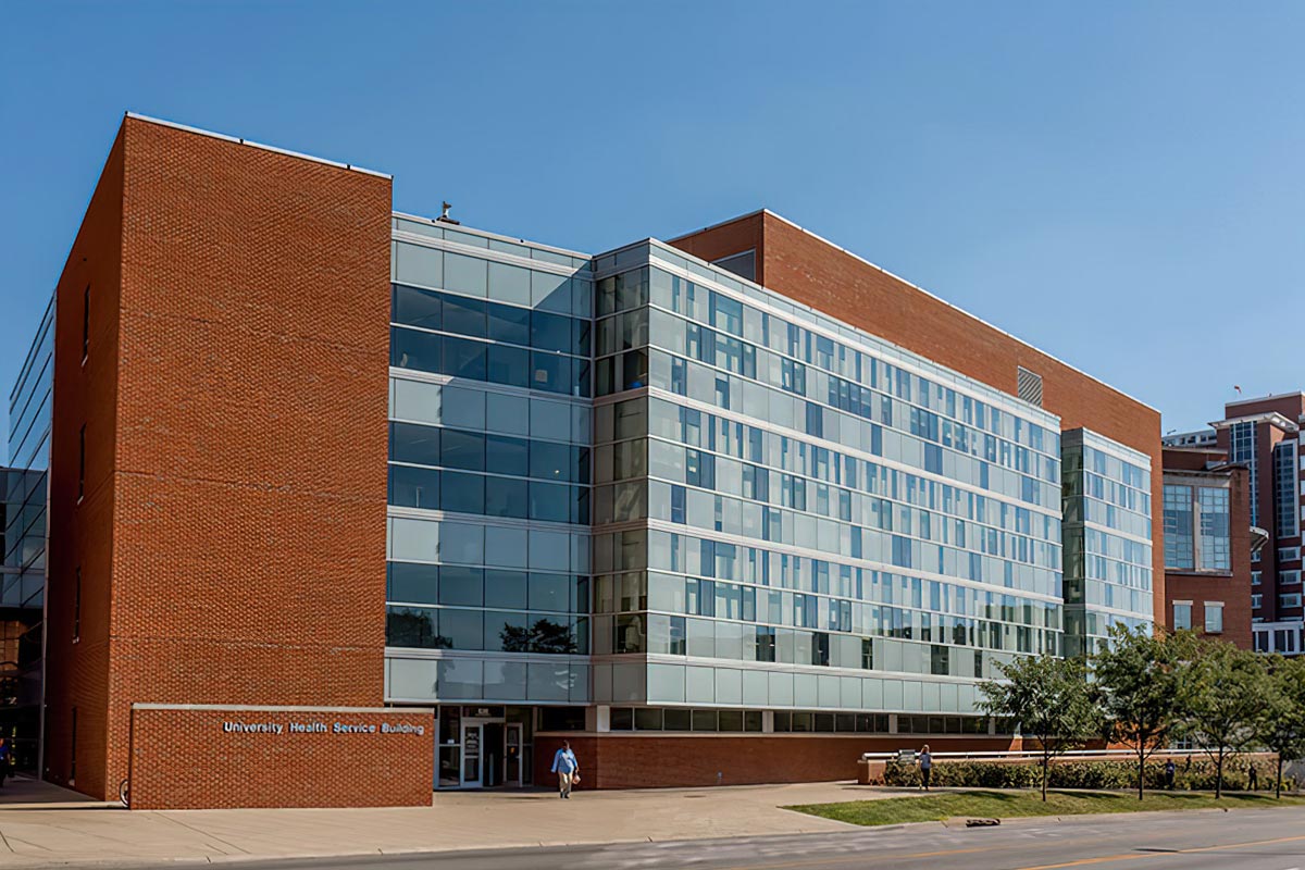 Exterior of University Health Service building