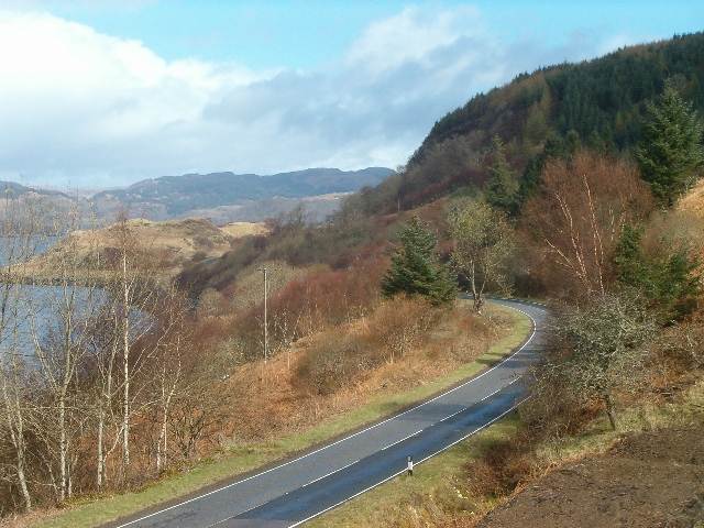 File:A816 at Arduaine - geograph.org.uk - 153558.jpg