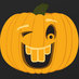 Winking Jack-o'-lantern