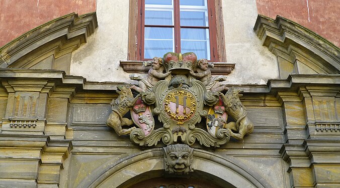 Coats of arms of the Libochovice castle.