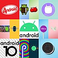 English: Android logos Português: Logomarca do Android