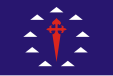 Flag of Santiago del Teide, Santa Cruz de Tenerife, Canary Islands, Spain