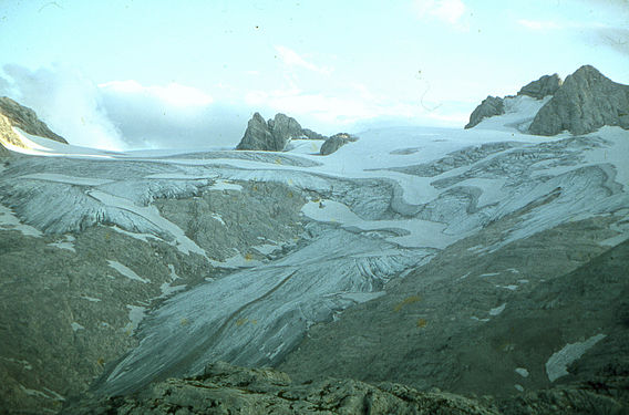 Dachstein glacier in 1967