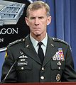 McChrystal during a press conference 2010 (cropped).