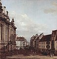 Die Frauenkirche, by Canaletto, 1750-54