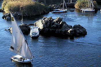 Nile River in in Aswan, Egypt Photograph: Mohammed Moussa