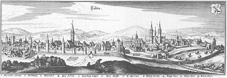 Engraving by Matthäus Merian 1655