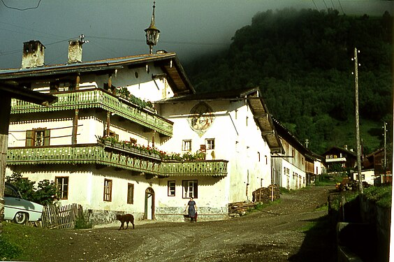 Bramberg in 1965, wonderful light and fog!