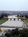 View over the Elbe in eastern direction