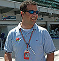 ITV commentator Ted Kravitz in the pitlane