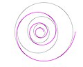 Log spiral with osculating circles.jpg