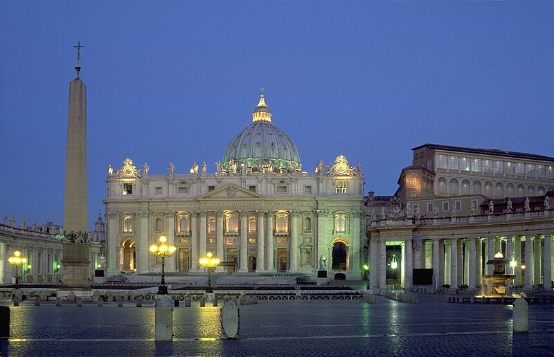 File:StPetersBasilicaEarlyMorning.jpg