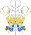 Prince of Wales' feathers Badge