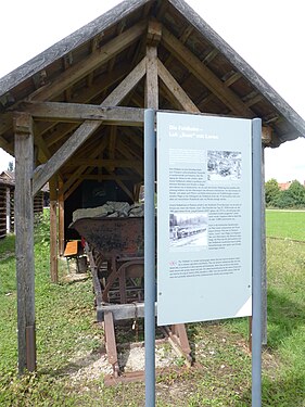 Small gauge railway in the Bad Windsheim Open museum