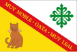 Flag of Gata, Cáceres, Extremadura, Spain