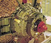 Close-up view of the ATV docking port