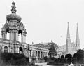 Zwinger Kronentor Sophienkirche 1880