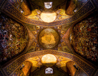 Chehel Sotoun, a pavilion in the middle of a Persian garden in Isfahan. Photograph: Mohammad Reza Domiri Ganji Licensing: CC-BY-SA-4.0