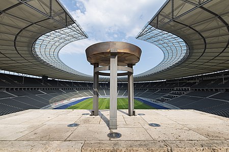 View from the Marathon Gate into the Olympiastadion in Berlin, Germany Photograph: Jan Künzel Licensing: CC-BY-SA-4.0