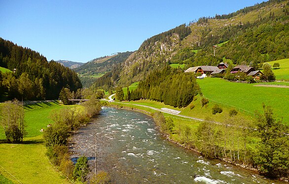 Mur river near Tamsweg