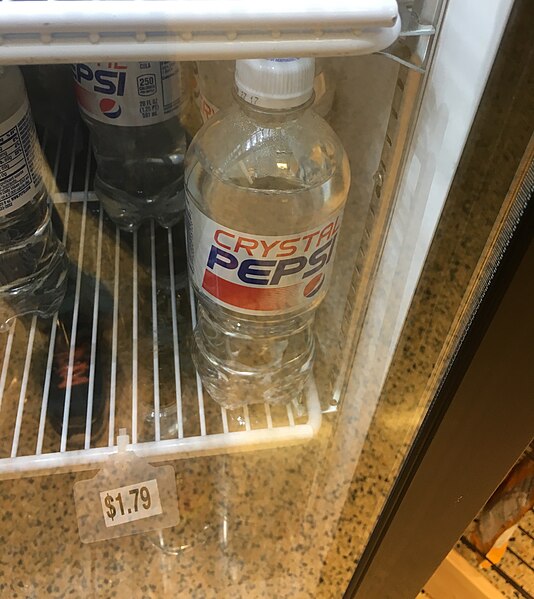 File:Crystal Pepsi for sale.jpg