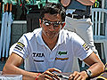 Jordan driver Narain Karthikeyan