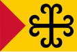 Former flag of Sittard, Limburg, Netherlands (1982–2001)