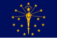 Flag of Indiana, USA