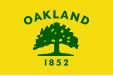 Flag of Oakland, California, USA