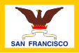 Flag of San Francisco, California, USA