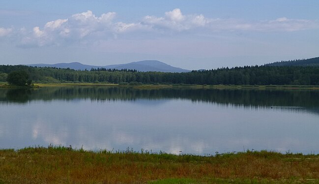 Lipno (Vltava) Reservoir, at Černá v Pošumaví