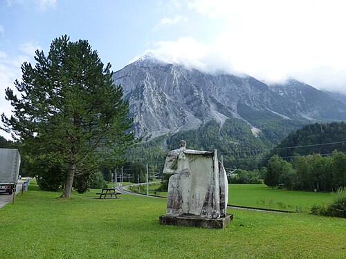 View to the Grimming in August 2018