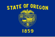 Flag of Oregon, USA