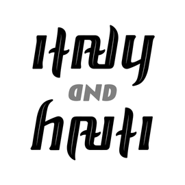 Italy and Haiti. 180° rotational symmetry