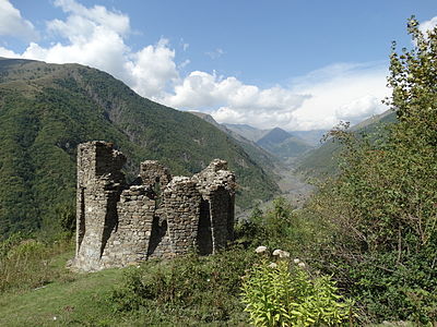 Shamilgala Fortress in İlisu, Qakh District Photograph: Murad Ahmadzada Licensing: CC-BY-SA-4.0