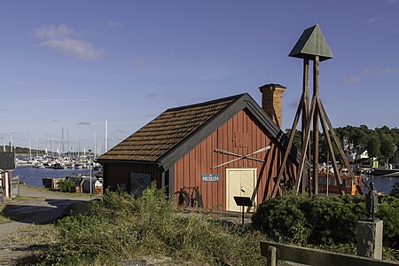 The museum in Sandhamn. Photograph: Arild Vågen Licensing: CC-BY-SA-4.0