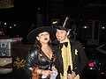 Street costumers, New Orleans French Quarter. Main category: Halloween in New Orleans