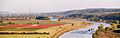 Panorama from a western position (Deutsche Bosel, Spaargebirge, near Meißen)