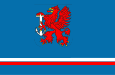 Flag of Świnoujście, Western Pomerania, Poland